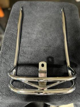 50-0991 V-twin Chrome Rear Fender Rail Trim For Harley Davidson