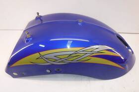 1014978-1230 Victory Null Jackpot Rear Back Wheel Fender Mud Guard Blue Arlen Ness