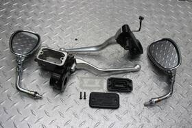7811355 Victory 2001 V92c Front Brake Master With Clutch Perch And Left/right Mirrors