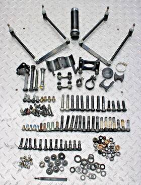 7811389 Victory 2001 V92c Hardware Bolts Set With Saddle Bag Brackets