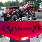 Xv19dcl Raider Yamaha Rear Fender Decal