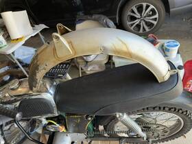 Yl2c Yamaha 166216106035 Vtg 1967 1968 Yl2 Trailmaster Rear Fender 100cc