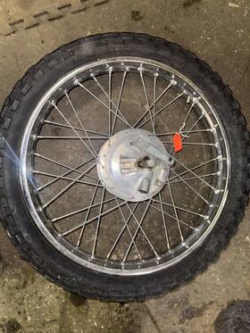 1672510100 Yamaha 67 68 Yl2 100 18 Inch Front Wheel