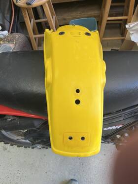1n6-21611-00-26 Yamaha 1977 1978 Dt400 Competition Yellow Rear Fender