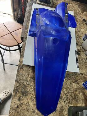 1sl-21610-00-00 Yamaha Rear Fender Yz250f Yz450f 2014 2015 2016 2017 2018 Mud Guard