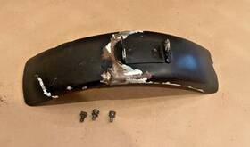 288-21510-01-20 Yamaha 1975 - 1980 Gt80 Gt 80 Gtmx Oem Steel Front Fender With Bolts