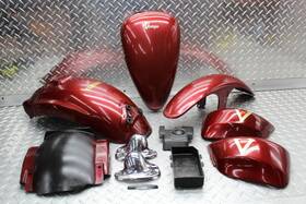 2gv-21610-00-ku Yamaha 1987 Virago 535 Xv535 Front/rear Fenders/side Covers/tank Cover And Others