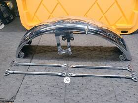 351-21510-00-93 Yamaha 351-21513-00 1973-75 Rd250 Rd350 Front Fender And Stay Brackets #351-21510-00-93