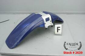 3aw-21511-a0-00 Yamaha 2017 Tw200 Front Fender Dark Blue
