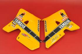 3xp-21731-00-00 Yamaha 1992 Wr200 Wr 200 Fender Gas Tank Radiator Shroud Plastic Set
