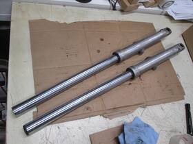 3y6-23100 Yamaha Oem Exciter Sr250 1980-82 Front Fork Set Left Right