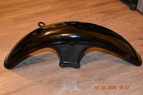 4h7-21510-01-6g Yamaha 1981 Midnight Maxim Xj650 Black Front Fender