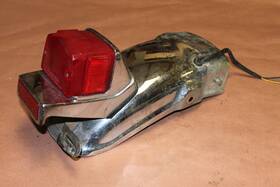 4x7216100193 Yamaha 1982 82 Xj 650 Rear Fender Tail Light License Plate Holder