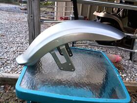 5c7-yk215-00-p1 Yamaha 2009 Xv1900 Raider Front Fender Silver