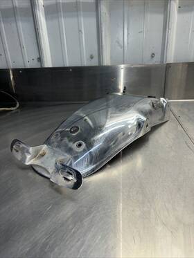 5k5-21610-00-93 Yamaha 1983-84 Virago Xv500 Rear Back Fender Chrome Oem Mud Guard Cover 83