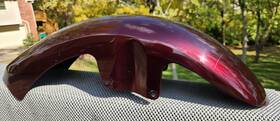 5s7-21510-01-p0 Yamaha 2009-2016 Vstar 950 Oem Front Fender Red Metallic Part#