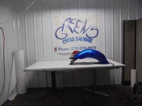 5s7-w2161-71-p3 Yamaha 2012 V Star 950a Blue Oem Rear Back Wheel Fender Mud Guard
