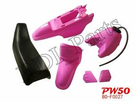Py50 Yamaha 643307111699 Used Pw50 Pw 50 Plastic Fender Body Seat Gas Tank Kit Pink