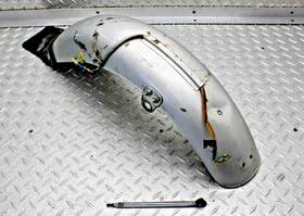 7812778 Yamaha 1971 Cf-175 Oem - Rear Back Fender Mud Guard And Wires