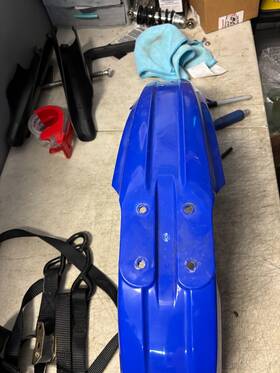 8551400006 Yamaha Polisport - Rear Fender Blue Yz 98