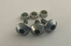 90111-06038-00 Yamaha R6 2006 Yzfr6 Rear Back Wheel Tire Hugger Fender Bolt Set