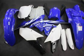 B29-217r0-80-00 Yamaha 2018 Yz250fx Plastic Fenders With Graphics Oem