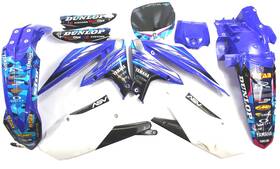 B7b-217r0-d0-00 Yamaha 2020 Yz250f Plastic Fenders With Graphics