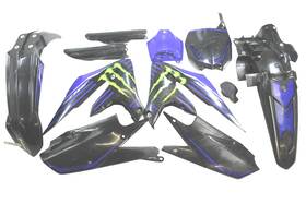 B7b-217r0-k0-00 Yamaha 2023 Yz250f Se Oem Plastic Fenders With Monster Graphics Scratches B7b-217r0-k0-00 Yamaha 2023 Yz250f Se Oem Plastic Fenders With Monster Graphics Scratches