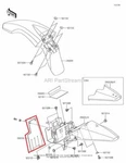 New Oem Kawasaki Rear Fender Flap Mud Guard. Fixed Price $27.31.