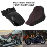 Led Short Rear Fender Red Stitch Seat For Harley Breakout Fxbrs 2018-2023. Fixed Price $270.69.