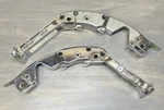Harley Davidson Touring Road Glide Oem Chrome Saddlebag Fender Support Pair Set. Fixed Price $169.98.