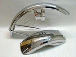 75-77 Honda Front & Rear Fender. F0-F2 High Quality Chrome Mudguard. Fixed Price $428.00.