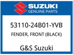 Suzuki Oem Part 53110-24B01-YVB Fender, Front (black). Fixed Price $230.40.