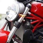 New Rage Cycles Compatible With Ducati Monster 1200 Front Turn Signals. Fixed Price $144.95.