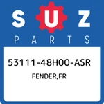 53111-48H00-ASR Suzuki Fender,fr 5311148H00ASR, New Genuine Oem Part. Fixed Price $222.79.