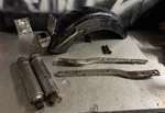 Harley Panhead/shovel Flh Ratty Black Fender W/ Guide Light & Struts Shocks. Fixed Price $149.95.