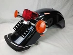 Harley Davidson Genuine Big Blue Pearl Touring Rear Fender W / Lights 59579-09. Fixed Price $222.20.