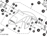 New 2015 Yamaha YZF-R3 Oem Front Fender Black 1WD-XF151-20-P0. Fixed Price $85.00.