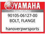 Yamaha Oem Part 90105-06127-00 Bolt, Flange. Fixed Price $9.49.