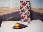 Harley Indian Front Fender Lamp Amber 12 Volt Chrome Housing V-twin 33-0407 Y2. Fixed Price $33.30.