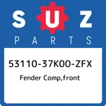 53110-37K00-ZFX Suzuki Fender Comp,front 5311037K00ZFX, New Genuine Oem Part. Fixed Price $126.79.