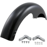 Klock Werks Tire Hugger Tfl Front Fender W/ Chrome Mounting Blocks 19IN Wheels. Fixed Price $226.99.