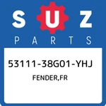 53111-38G01-YHJ Suzuki Fender,fr 5311138G01YHJ, New Genuine Oem Part. Fixed Price $278.15.