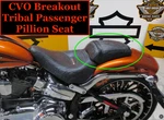Cvo Oem Harley 13-17 Tribal Breakout Rear Pillion Passenger Seat. Fixed Price $399.95.