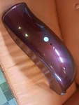 New 2000 Harley Softail Rich Red Oem Factory Painted Rear Duck Fender #469. Fixed Price $325.00.
