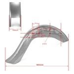 Rear Fender Steel 6" Extended For Harley Softail Deluxe Springer Flstn 1986-2017. Fixed Price $199.99.