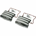Performance Machine Platinum Cut Scallop Rocker Box Covers Harley Twin 99- Black. Fixed Price $670.95.