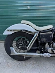 Harley Davidson Pan/shovel Rear Fender Vintage White (58-84 Fl & 71-84 Fx). Fixed Price $121.10.