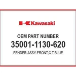 Kawasaki Fender-assy-front,c.t 35001-1130-620 Oem New. Fixed Price $276.64.