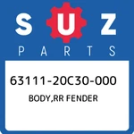 63111-20C30-000 Suzuki Body,rr Fender 6311120C30000, New Genuine Oem Part. Fixed Price $139.82.